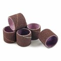 Forney Sanding Sleeves, Fine Grit, 1/2 in x 1/2 in 6-Piece 60218